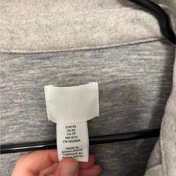 H&M Light Gray Utility Jacket - Picture 4 of 4